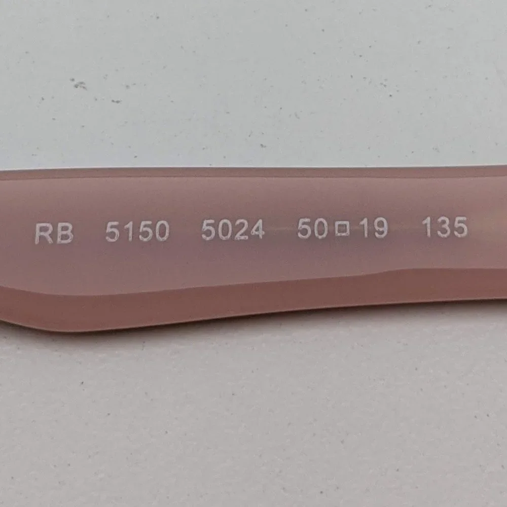 Ray-Ban pink inspection frame